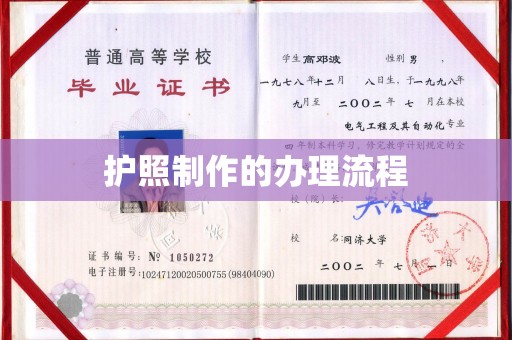 濮阳护照制作的办理流程
