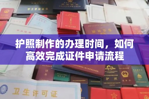 濮阳护照制作的办理时间，如何高效完成证件申请流程