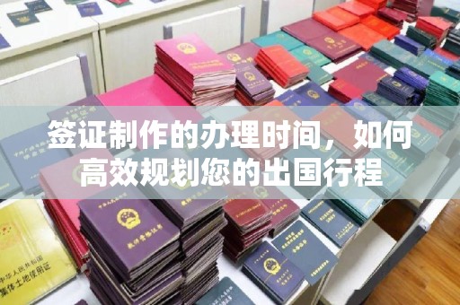 濮阳签证制作的办理时间，如何高效规划您的出国行程