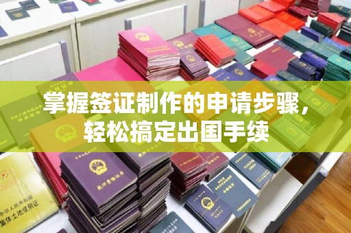 濮阳掌握签证制作的申请步骤，轻松搞定出国手续