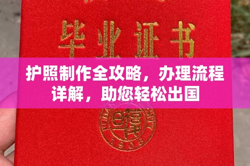 濮阳护照制作全攻略，办理流程详解，助您轻松出国