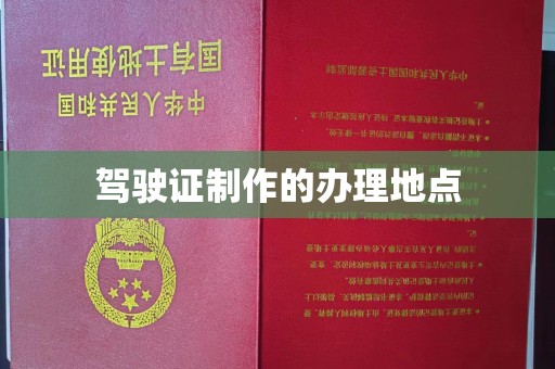 濮阳驾驶证制作的办理地点