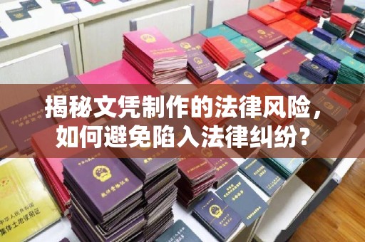 濮阳揭秘文凭制作的法律风险，如何避免陷入法律纠纷？