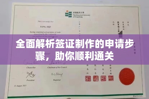 濮阳全面解析签证制作的申请步骤，助你顺利通关