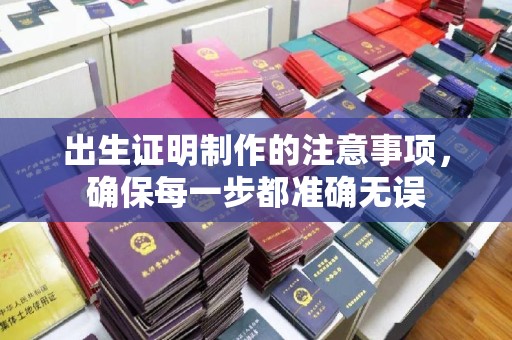 濮阳出生证明制作的注意事项，确保每一步都准确无误