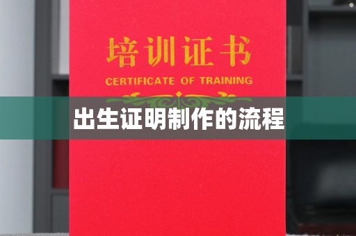 濮阳出生证明制作的流程