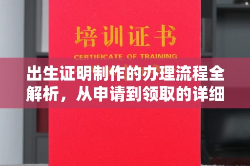 濮阳出生证明制作的办理流程全解析，从申请到领取的详细指南