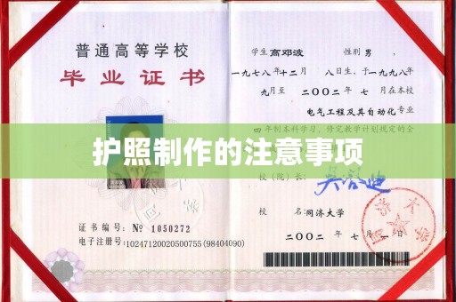 濮阳护照制作的注意事项